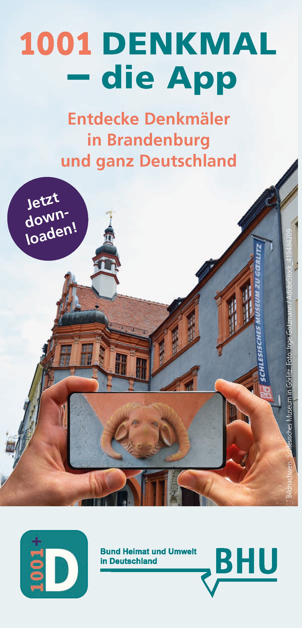 1001 Denkmal – die App. Entdecke Denkmäler in Brandenburg und ganz Deutschland